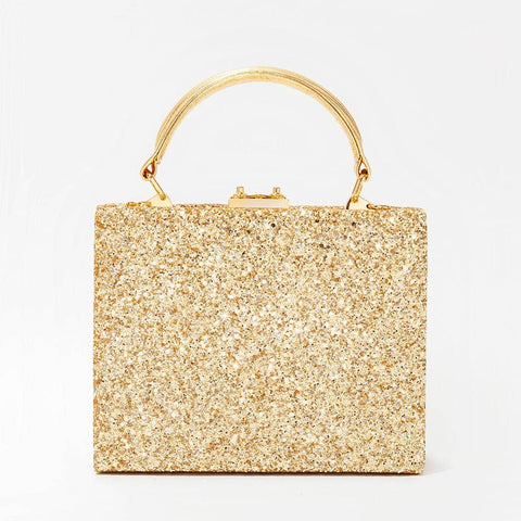 Kimberly Élysées Gold Coin Baguette Bag