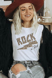 Rock n' Roll Leopard Graphic Tee