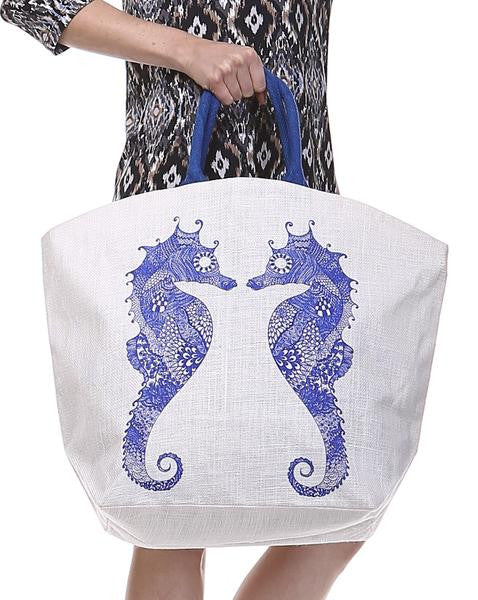 Jute Beach Tote - Sea Life (Multiple Designs)