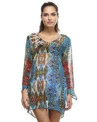 Silk Chiffon Tunic - Hippie