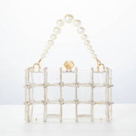Celine Élysées Gold Diamond acrylic Evening Bag
